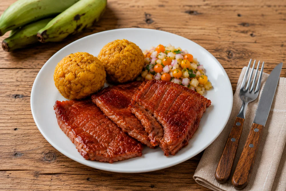 tacacho con cecina